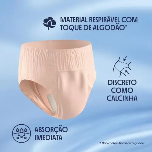 Roupa Íntima Descartável Plenitud Plus Fit G/XG 32 Unidades