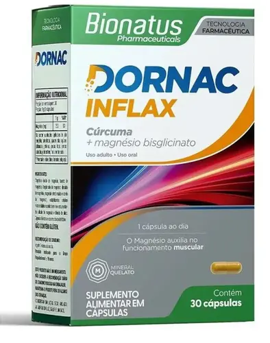 Dornac Inflax 30 Cápsulas - Bionatus
