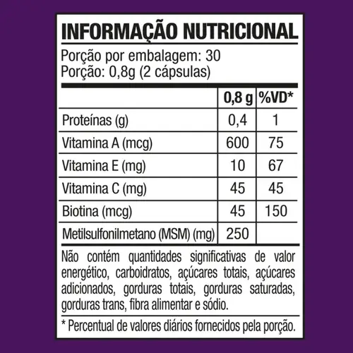 Radiance Biobeauty Hair Skin & Nails 60 Cápsulas - Bionatus