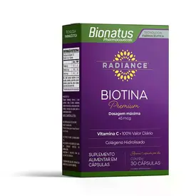Radiance Biotina Premium 45mcg 30 Cápsulas - Bionatus
