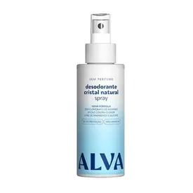 Desodorante Spray Alva Cristal Natural Sem Perfume Vegano 120ml