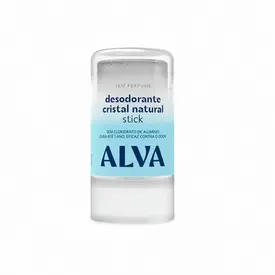 Desodorante Stick Alva Cristal Natural Sem Perfume Vegano 60g