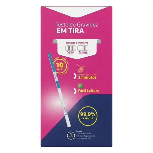 Teste de Gravidez em Tira Próxima Alive