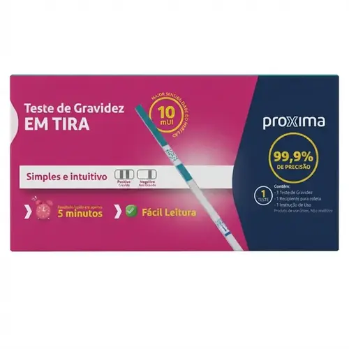 Teste de Gravidez em Tira Próxima Alive