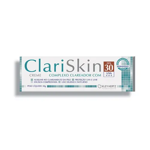 Creme Clareador Clariskin FPS30 30g