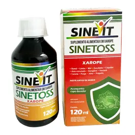 Suplemento Alimentar Sinevit Sinetoss Xarope com Própolis, Mel, Gengibre e Vitamina C 120ml