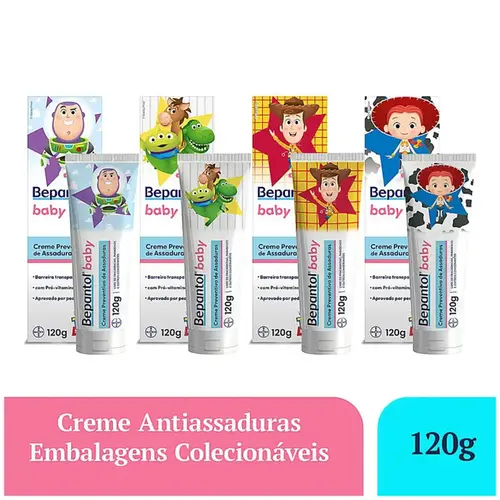 Creme para Assaduras Bepantol Baby Toy Story 120g