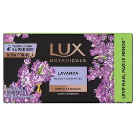 Kit 6 Sabonetes em Barra Lux Botanicals Flor de Lavanda 85g Cada