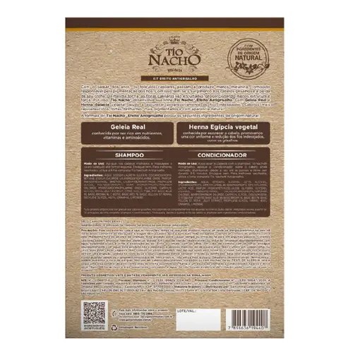 Kit Tio Nacho Antigrisalho Shampoo 415ml + Condicionador 200ml