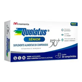 Suplemento Alimentar Quelatus Sênior 30 Comprimidos