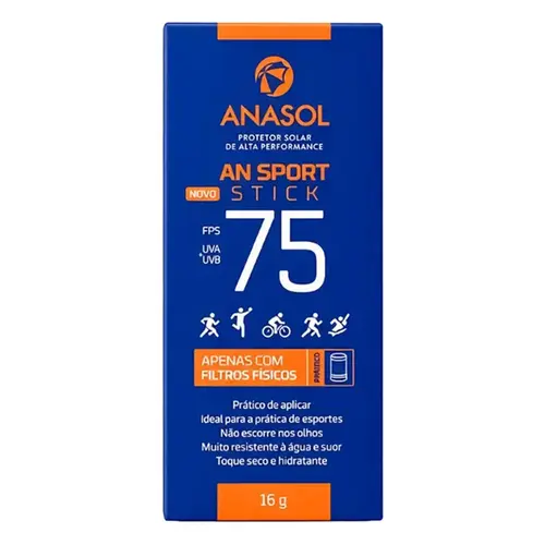 Protetor Solar Facial em Stick Anasol An Sport FPS75 16g