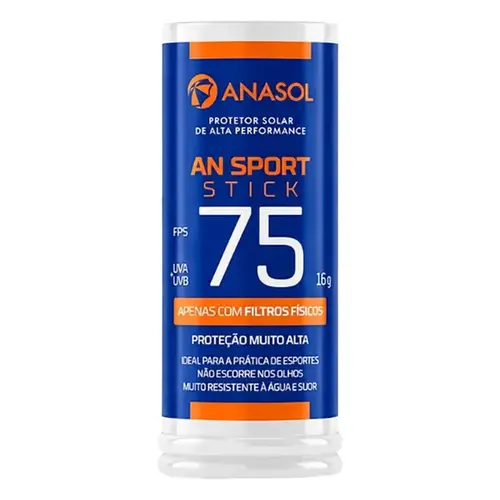 Protetor Solar Facial em Stick Anasol An Sport FPS75 16g