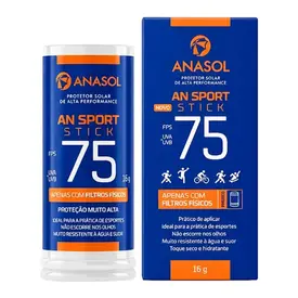 Protetor Solar Facial em Stick Anasol An Sport FPS75 16g