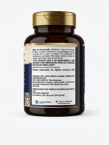 Glutamina Sinevit Glutaliz Equilíbrio 60 Cápsulas