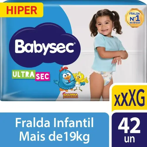 Fralda Babysec Ultrasec Hiper XXXG 42 Unidades