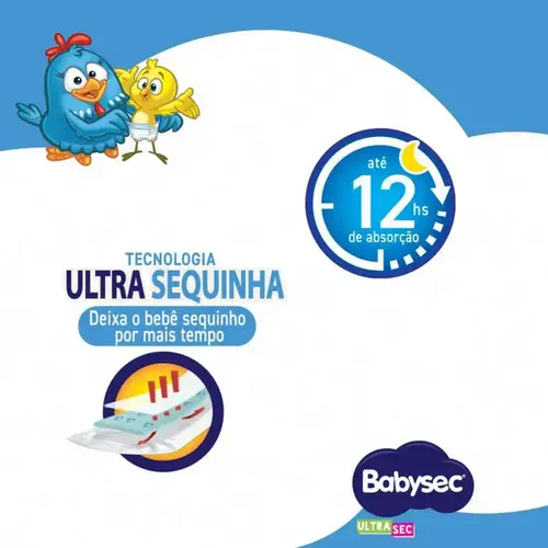 Fralda Babysec Ultrasec Hiper XXG 48 Unidades