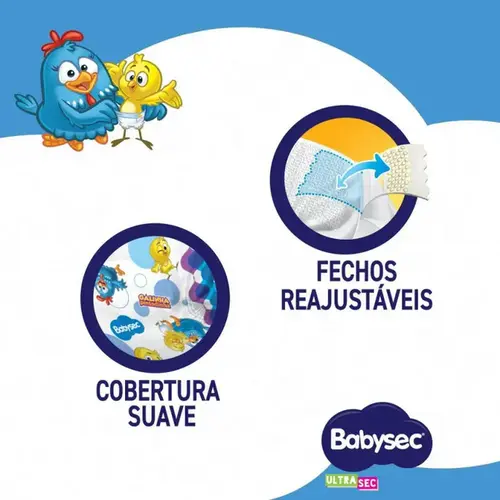 Fralda Babysec Ultrasec Hiper G 60 Unidades