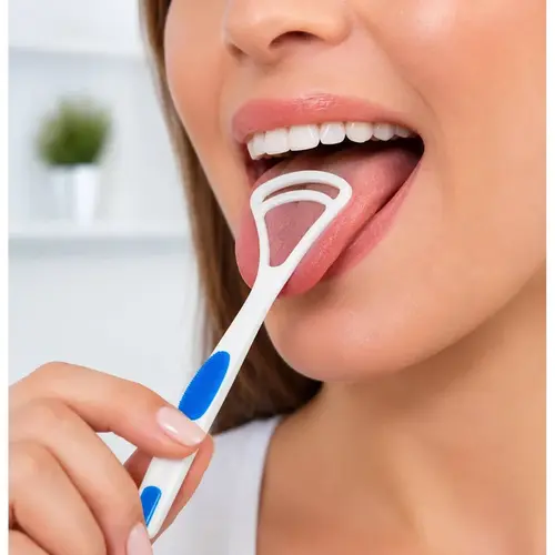 Limpador e Raspador de Língua Redcare