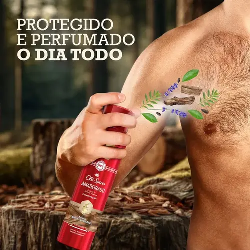 Desodorante Masculino Old Spice Amadeirado Aerosol 250ml