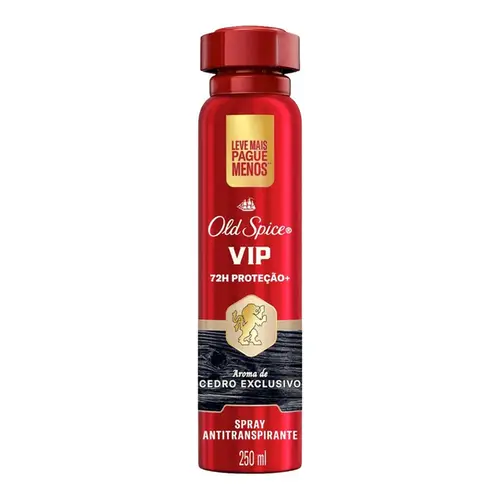 Desodorante Masculino Old Spice V.I.P Aerossol 250ml