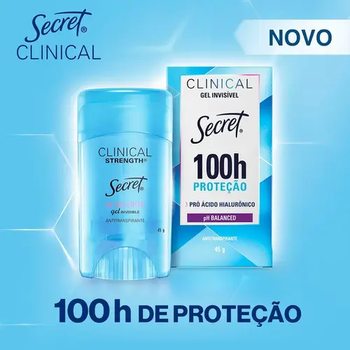 Desodorante em Gel Secret Clinical Lavanda Antitranspirante 45g