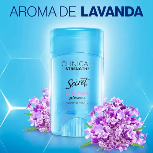 Desodorante em Gel Secret Clinical Lavanda Antitranspirante 45g