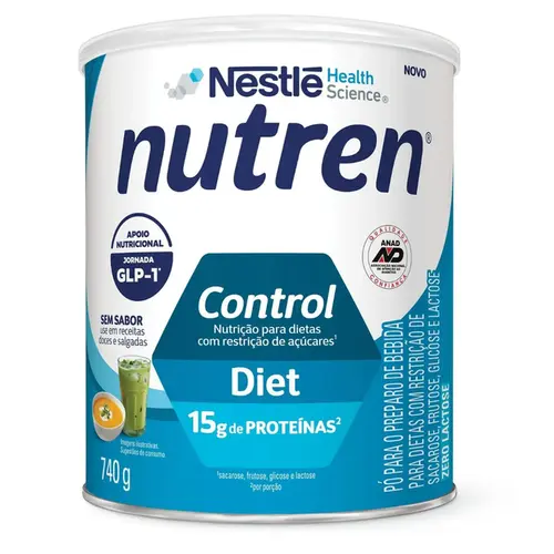 Nutren Control Diet Sem Sabor 740g