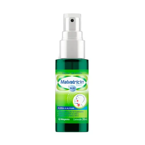 Antisséptico Bucal Malvatricin HA Fresh Sabor Menta 30ml