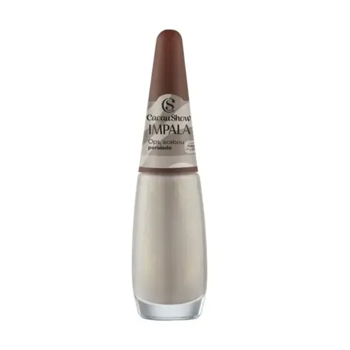 Esmalte Impala Cacau Show Ops Acabou Nude Perolado 7,5ml