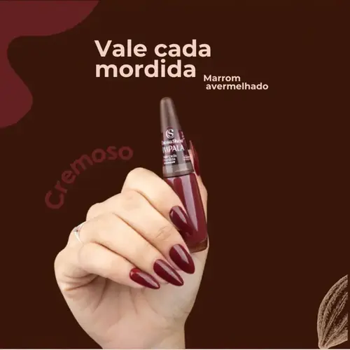 Esmalte Impala Cacau Show Vale Cada Mordida Cremoso 7,5ml