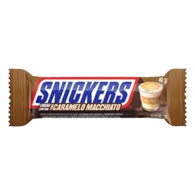 Chocolate Snickers Sabor Caramelo Macchiato 40g