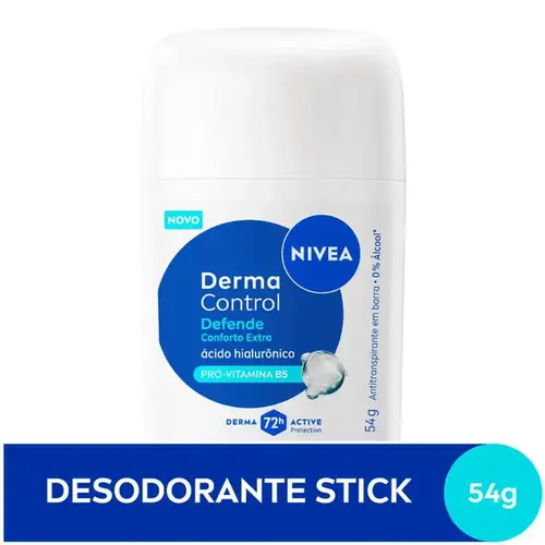 Desodorante Stick Nivea Derma Control Defende 72h 54g
