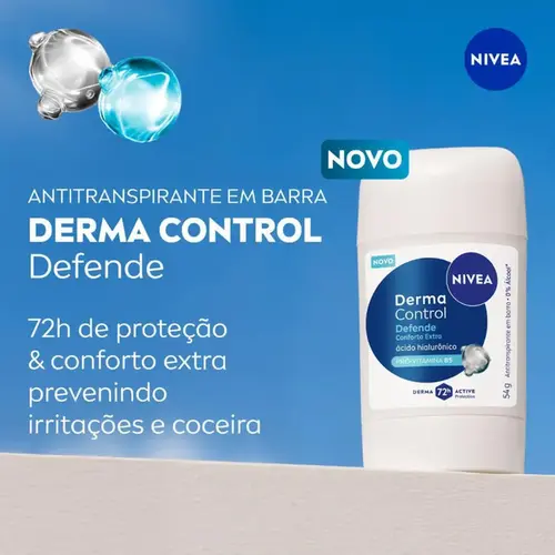 Desodorante Stick Nivea Derma Control Defende 72h 54g