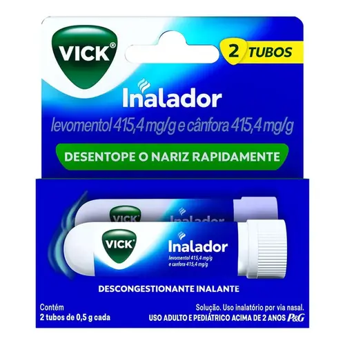 Descongestionante Nasal Vick Inalador 2 Unidades