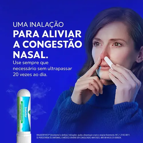 Descongestionante Nasal Vick Inalador 2 Unidades