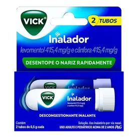 Descongestionante Nasal Vick Inalador 2 Unidades