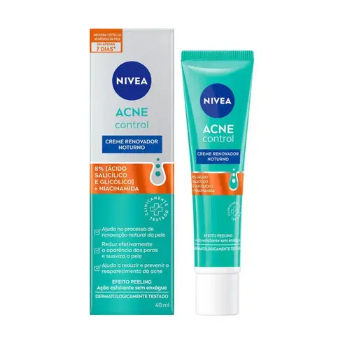 Creme Renovador Nivea Noturno Acne Control 40ml