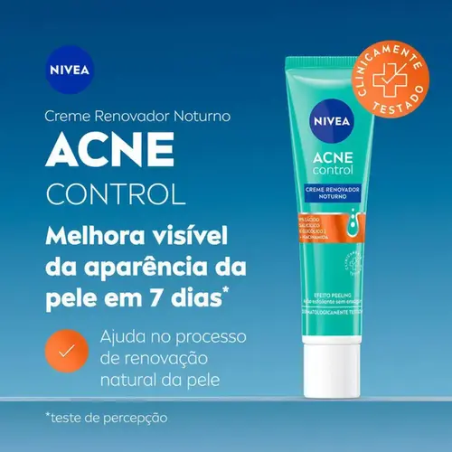 Creme Renovador Nivea Noturno Acne Control 40ml
