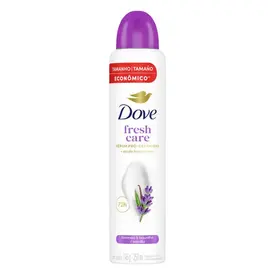 Desodorante Feminino Dove Fresh Care Lavanda & Baunilha 72h Aerossol 250ml