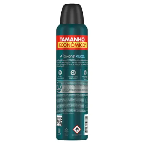 Desodorante Masculino Rexona Men Xtracool Fresh 72h Aerossol 250ml