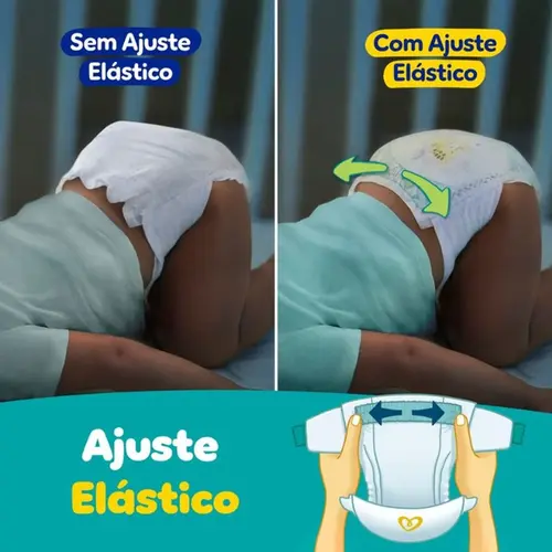 Fralda Pampers Confort Sec Jumbo G 128 Unidades