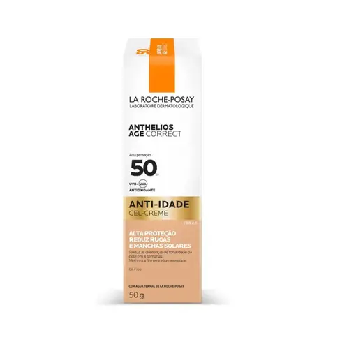 Protetor Solar Facial La Roche-Posay Anthelios Age Correct Anti-Idade FPS50 Cor 2.0 50g