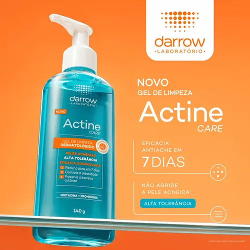 Gel de Limpeza Facial Darrow Actine Care Antiacne 400g