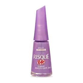 Esmalte Risqué & KitKat O Break Perfeito Existe Metálico 8ml