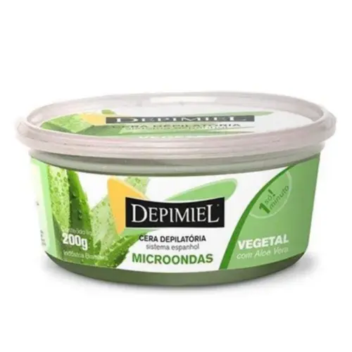 Cera Depilatória Depimiel Vegetal para Micro-ondas 200g