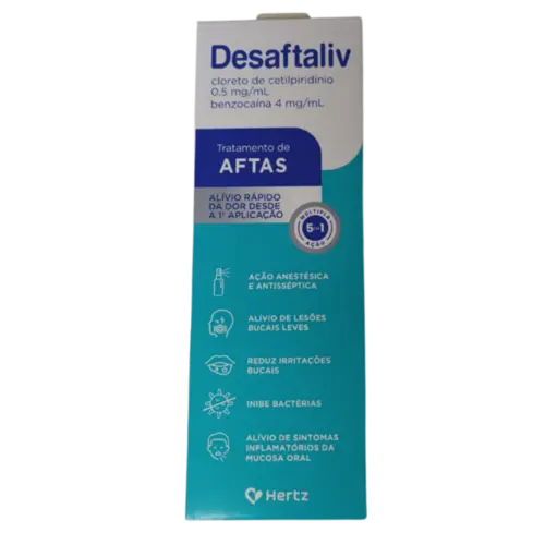 Desaftaliv Solução Spray para Aftas 50ml