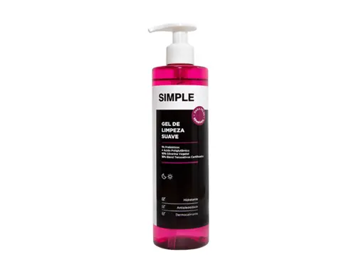 Gel de Limpeza Facial Simple Organic Limpeza Suave 350g