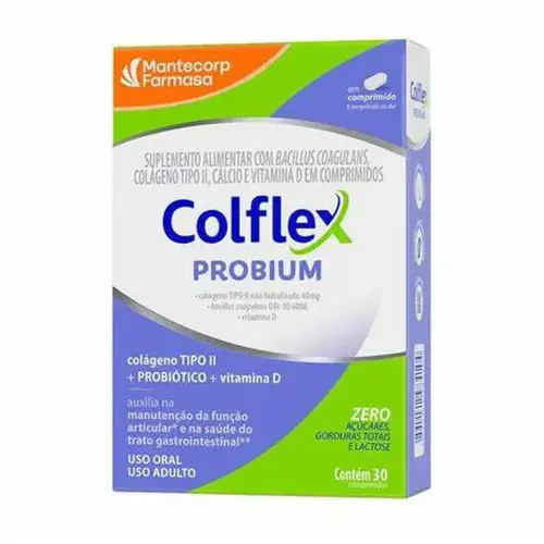 Colágeno Colflex Probium 30 Comprimidos