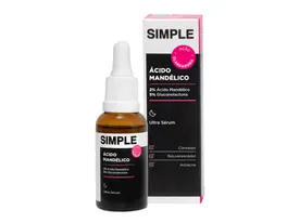 Ultra Sérum Facial Simple Organic Ácido Mandélico 2% + Gluconolactona 5% 30ml