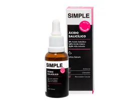 Ultra Sérum Facial Simple Organic Ácido Salicílico 2% 30ml